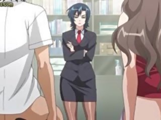 Big meloned anime strumpet getting ýüzüne dökülen