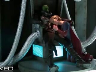 Wickedparodies - supergirl 生情愫 braniac 成 肛交 x 额定 电影