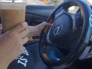 I asked a stranger on the side of the köçe to jerk off and gutarmak in my ice coffee &lpar;public masturbation&rpar; daşda maşyn sikiş clip