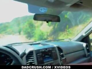 Dadcrush - fabulous blondinka &lpar;alina lopez&rpar; gives stepdad road head