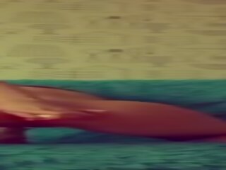 Pleasant ब्रुनेट खेलने साथ उसकी एनल
