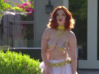 Annabel redd barriga dança: maminha a foder grande tetas porcas vídeo