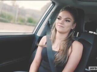 JAY'S POV - lascivious TEEN ATHENA FARIS RETURNS FOR A REVERSE COWGIRL CREAMPIE
