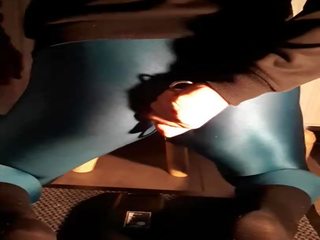 新 玩具 在 lycra 氨綸 綁腿 2, 高清晰度 xxx 視頻 34