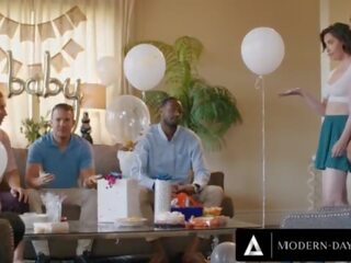 MODERN-DAY SINS - Bored Casey Calvert's SNEAKY X rated movie With Hubby Turns Into GANGBANG With Their In-Laws
