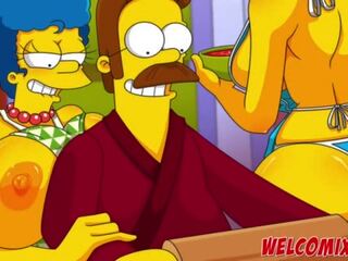 Flandis keppimine a simptoons hotties&excl; pepperoni pizza&excl; a simptoons