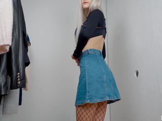 Teen harlot got a Huge Cumshot in the Fitting Room - Eva | xHamster