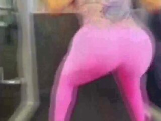 Culonas 恩 埃尔 gimnasio 斯潘德克斯弹性纤维