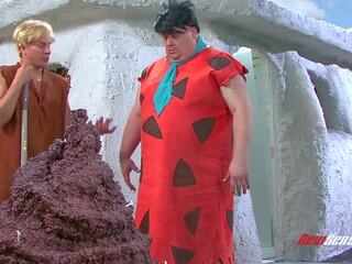 Ο flintstones ένα xxx παρωδία: τσιμπούκι x βαθμολογήθηκε βίντεο feat. hayden winters με faphouse
