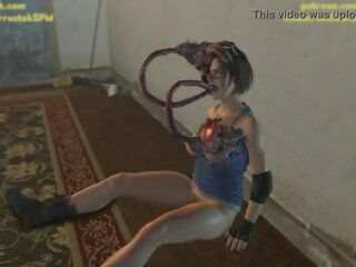 Jill namorados em grande trouble resident evil