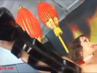 Däli erotic marvellous gyzykly kiçijek hor aziýaly gets huge monstr