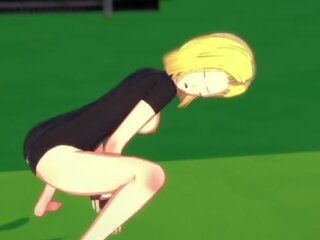 Android 18 카우걸 승마 까지 거대한 질내 사정 - dragon 공