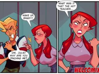 A very terrific teacher and crazy about sex&excl; Pervert adult video Toons