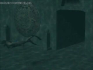 3D x rated film underwater