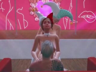 Patrigno organizzato un difficile gangbang con futanari mademoiselle e figliastra anale xxx film in un grande culo &lpar;the impressionante digitale circus parody&rpar;