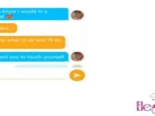 Sexting 上 tinder 线索 到 肛交