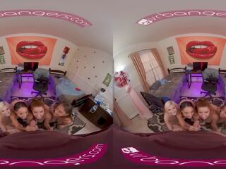 VRBangers.com-Sexy College Girls Fucking One Lucky youngster P6 VR