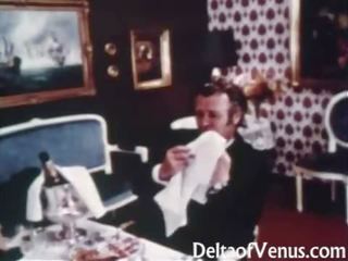 Vintāža pieaugušais filma 1970s - matainas vāvere jauns sieviete ir xxx filma - laimīgs fuckday