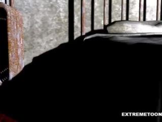 3D Vampire Vixen Riding a gorgeous to trot Stud's Hard penis