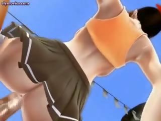 Lascive animated tramp makakakuha ng fucked