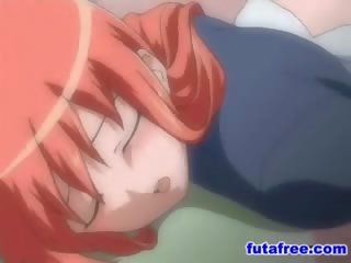 Хентай dickgirl получава баснословен гушках в клас