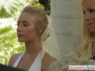 Beguiling pirang pangantèn nicole aniston kurang ajar